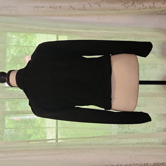 COPY Lulus Ride With Me Black Vegan Suede Moto Jacket Size Small - Picture 9 of 13